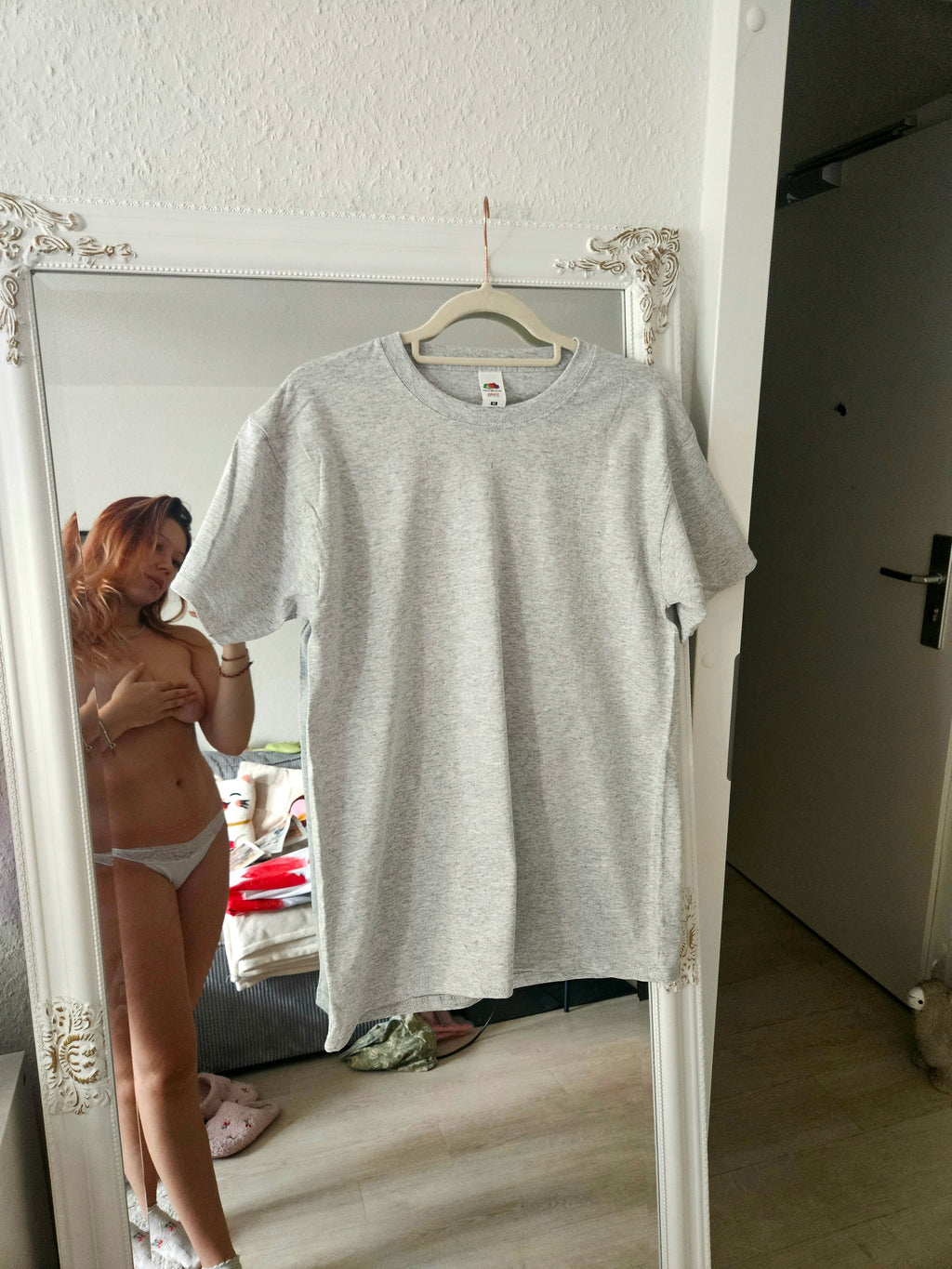 Lucyxlou Shirt grau (fehlerhaft)
